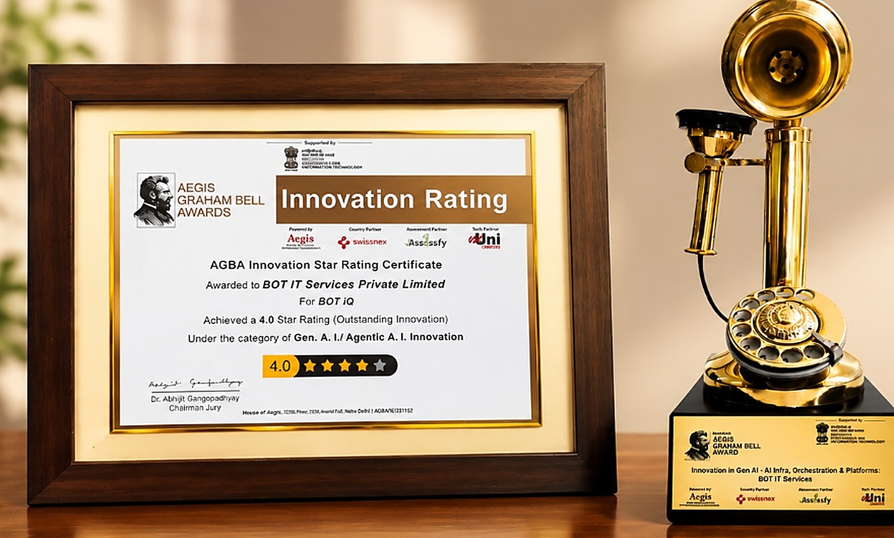 Aegis Graham Bell Award for BOT iQ