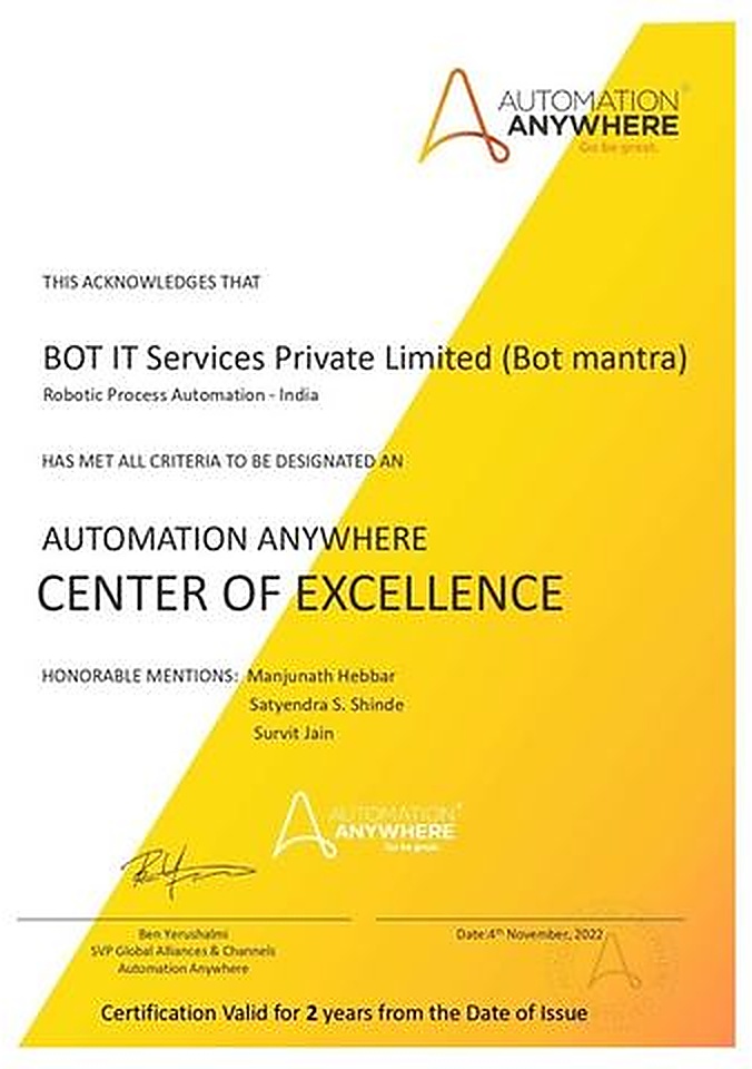 Centre of Excellence